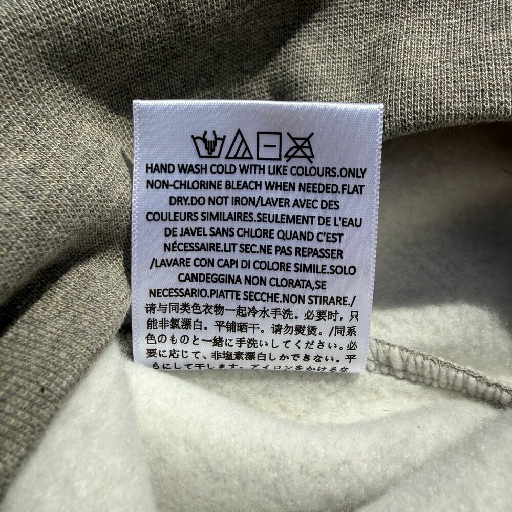 Fear of God Essentials Hoodie Grey Dark Oatmeal Size XXL - Picture 8 of 11